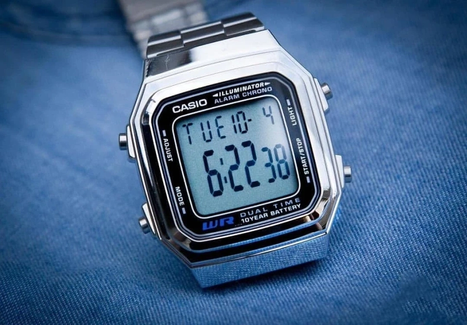 VYRIŠKI LAIKRODIS CASIO A178WA-1A (zd082a) + DĖŽUTĖ - Image 8