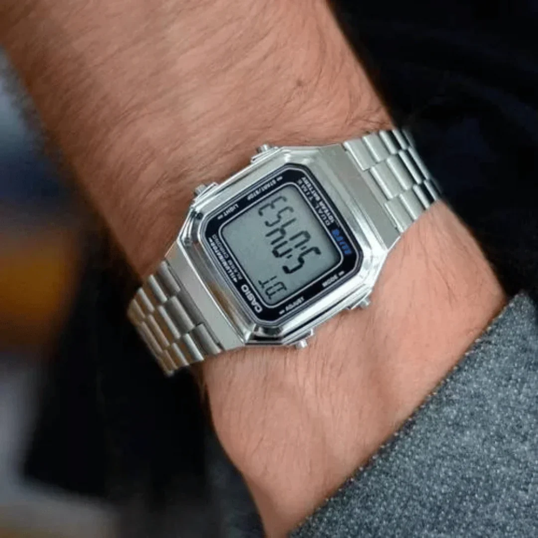 VYRIŠKI LAIKRODIS CASIO A178WA-1A (zd082a) + DĖŽUTĖ - Image 7