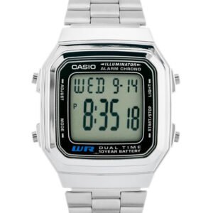 VYRIŠKI LAIKRODIS CASIO A178WA-1A (zd082a) + DĖŽUTĖ