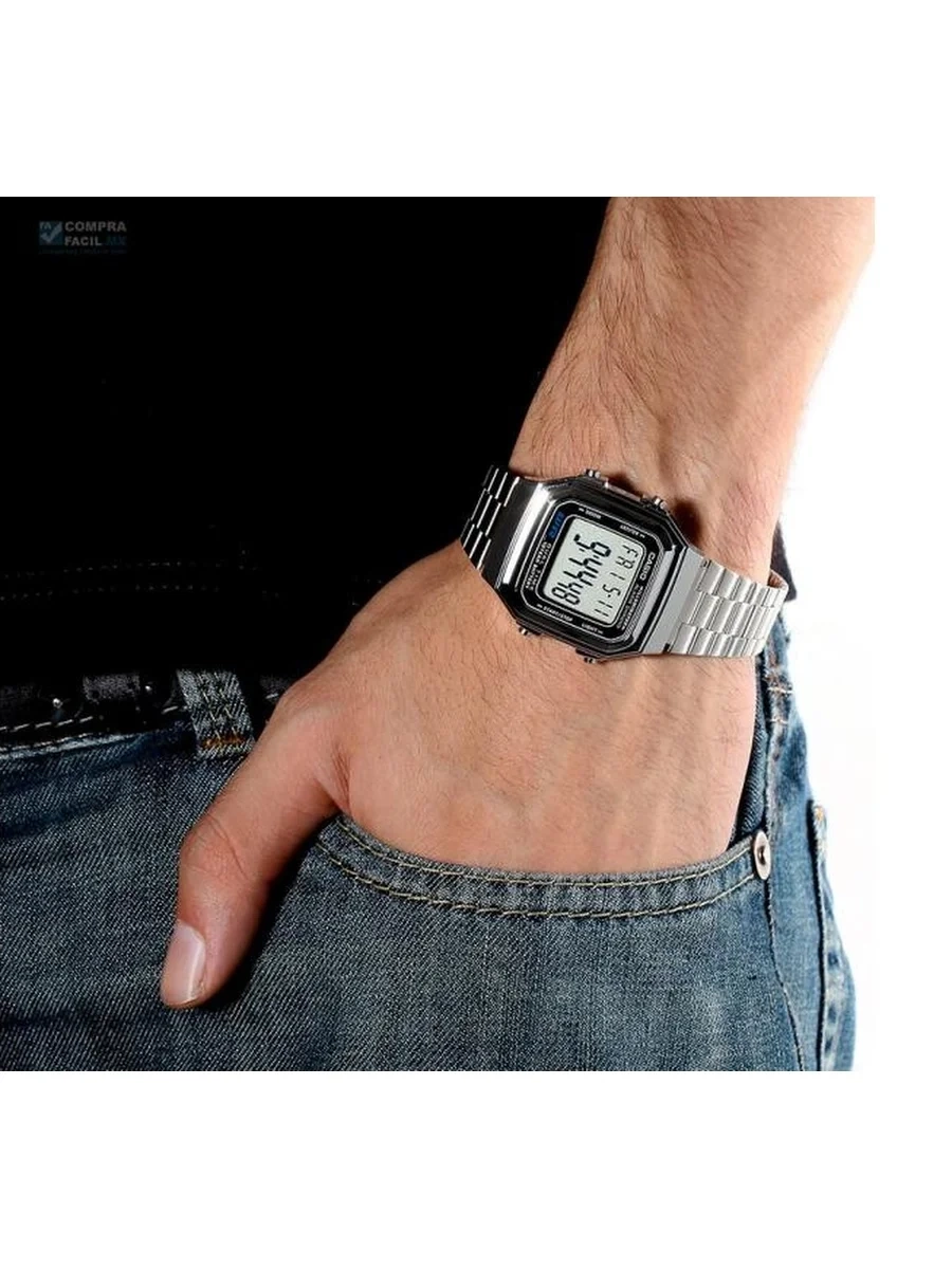 VYRIŠKI LAIKRODIS CASIO A178WA-1A (zd082a) + DĖŽUTĖ - Image 9
