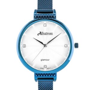 MOTERŲ LAIKRODIS ALBATROSS ABBC22 (za544e) mėlynas / sidabrinis