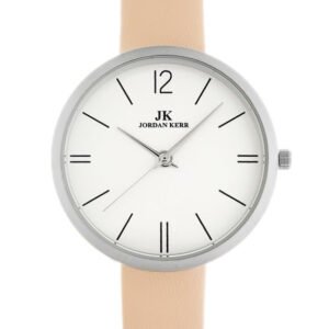 Moteriškas laikrodis Jordan Kerr C3350ALX – sidabro spalvos ciferblatas