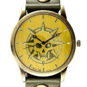 TAYMA MOTERŲ LAIKRODIS – RETRO PUNK 32 – alyvuogių spalvos (zx594c)