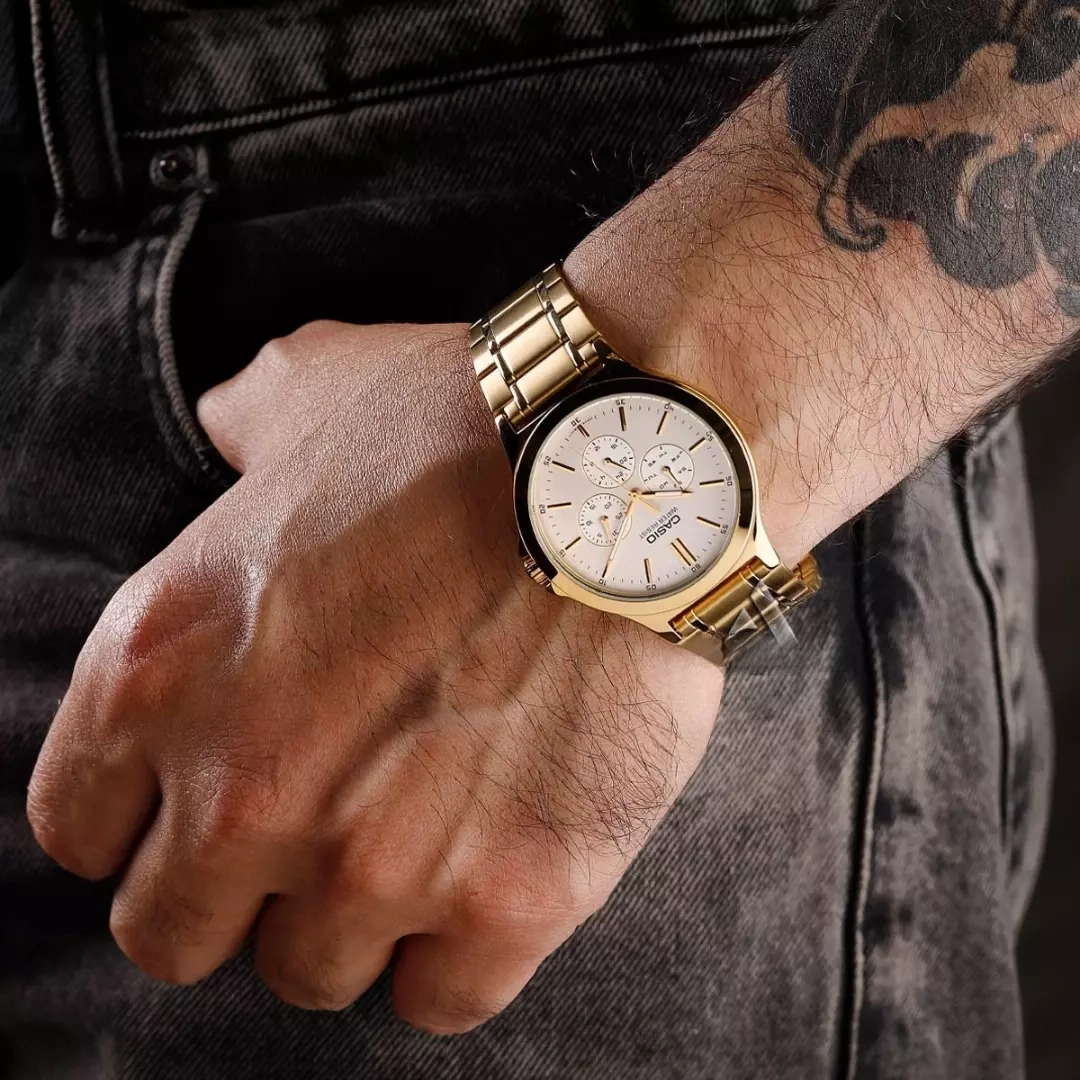 VYRIŠKAS LAIKRODIS CASIO MTP-V300G-7A (zd091a) + DĖŽUTĖ - Image 8