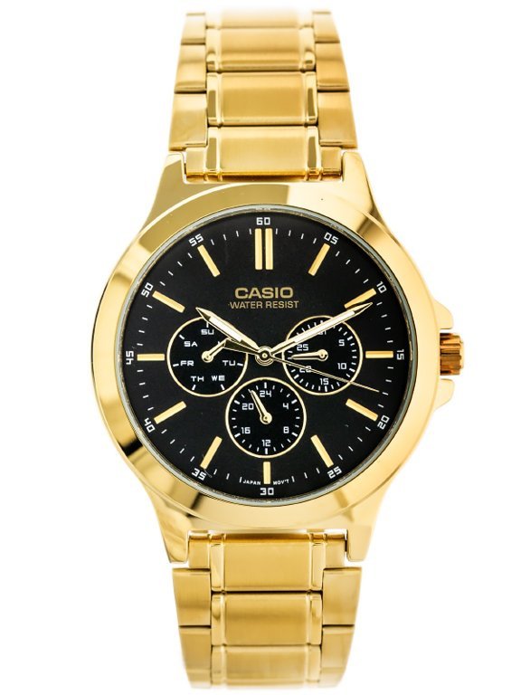 CASIO MTP-V300G 1A VYRIŠKAS LAIKRODIS (zd091b) + DĖŽUTĖ