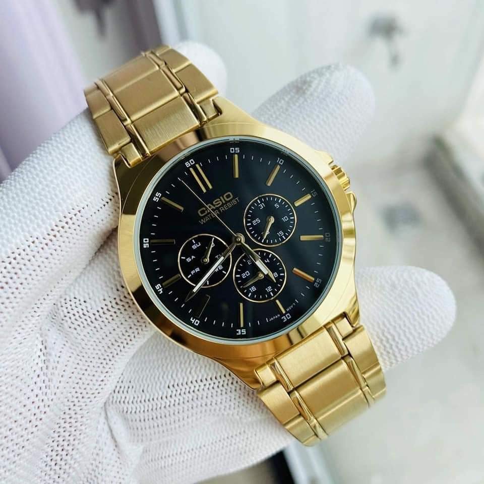 CASIO MTP-V300G 1A VYRIŠKAS LAIKRODIS (zd091b) + DĖŽUTĖ - Image 10