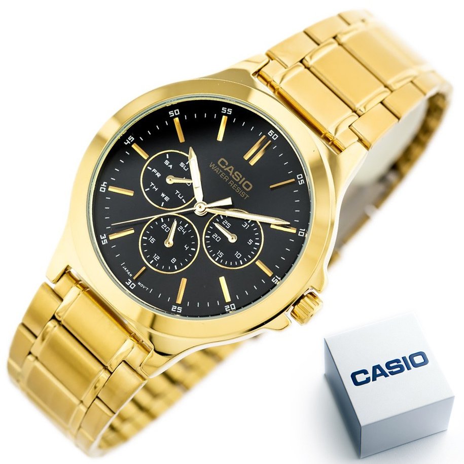 CASIO MTP-V300G 1A VYRIŠKAS LAIKRODIS (zd091b) + DĖŽUTĖ - Image 12