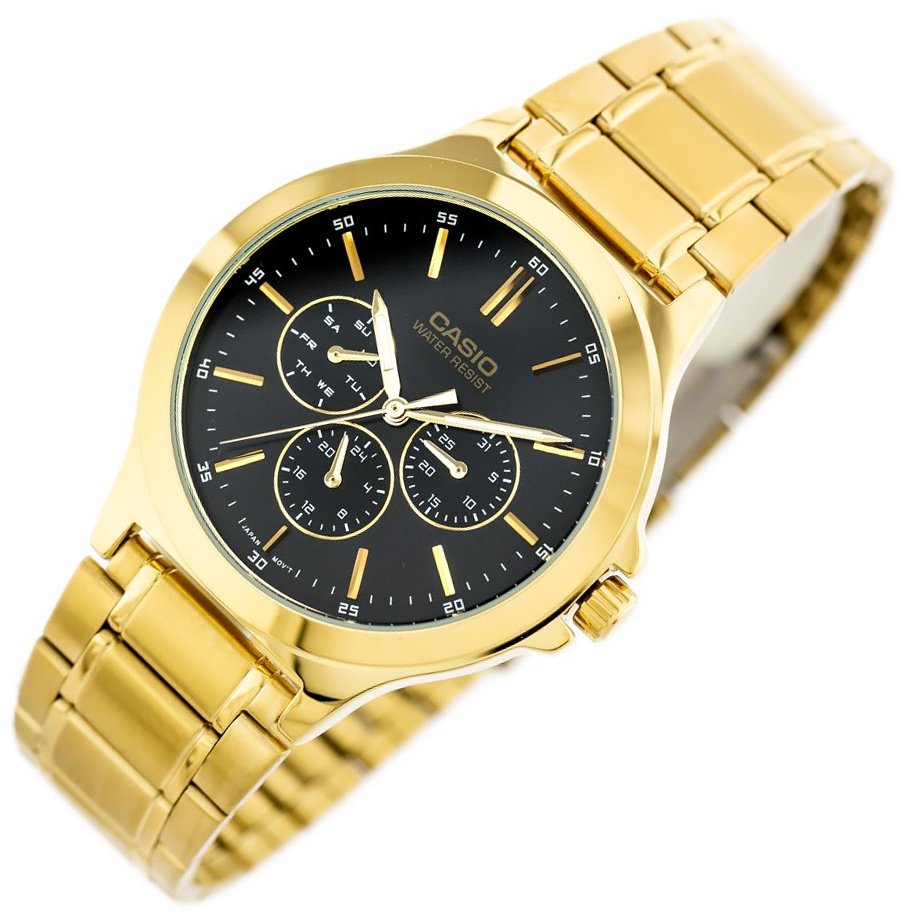 CASIO MTP-V300G 1A VYRIŠKAS LAIKRODIS (zd091b) + DĖŽUTĖ - Image 2