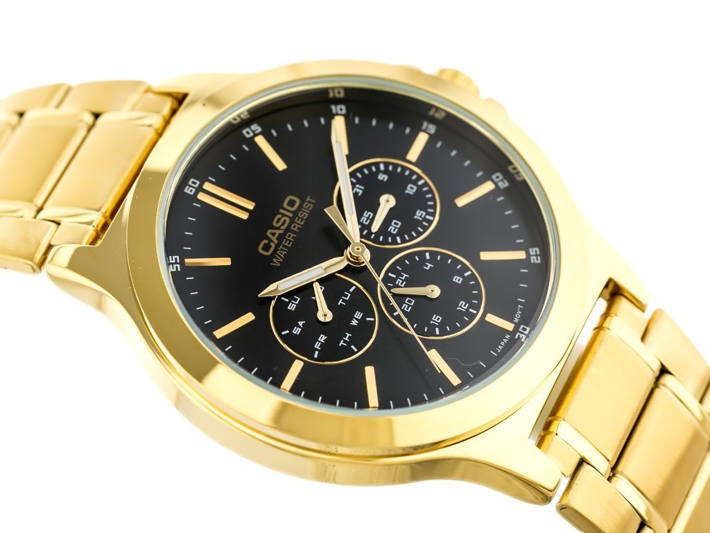 CASIO MTP-V300G 1A VYRIŠKAS LAIKRODIS (zd091b) + DĖŽUTĖ - Image 3