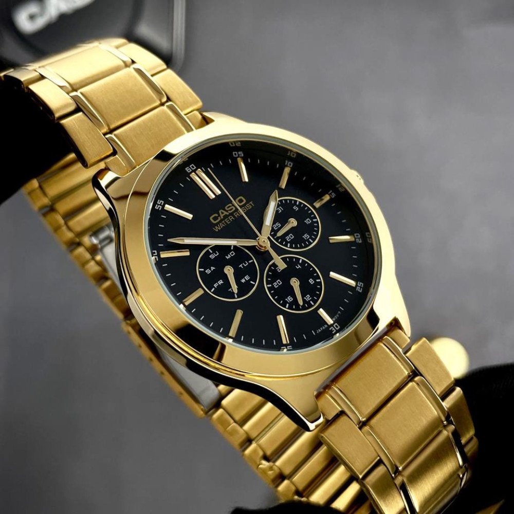 CASIO MTP-V300G 1A VYRIŠKAS LAIKRODIS (zd091b) + DĖŽUTĖ - Image 8