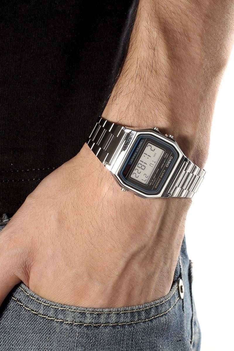 VYRIŠKI LAIKRODIS CASIO A158WA-1D VINTAGE RETRO + DĖŽUTĖ - Image 7