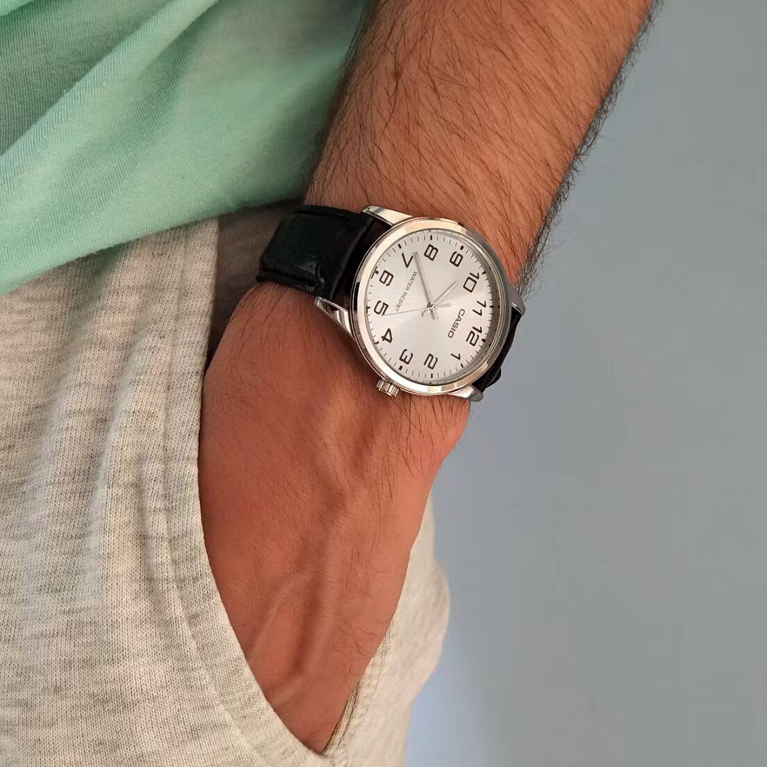CASIO MTP-V001L-7B VYRIŠKAS LAIKRODIS (zd080c) + DĖŽUTĖ - Image 7
