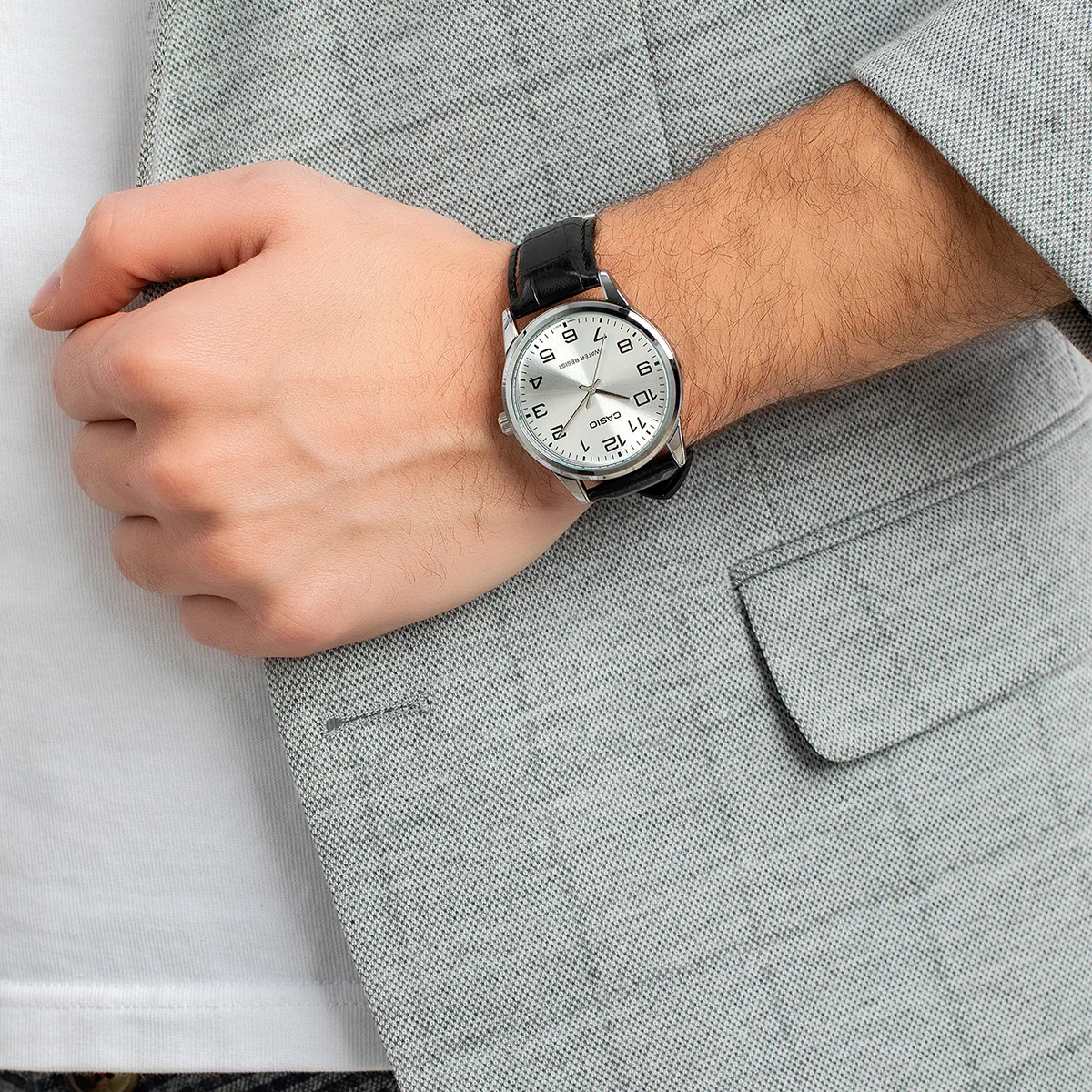CASIO MTP-V001L-7B VYRIŠKAS LAIKRODIS (zd080c) + DĖŽUTĖ - Image 8