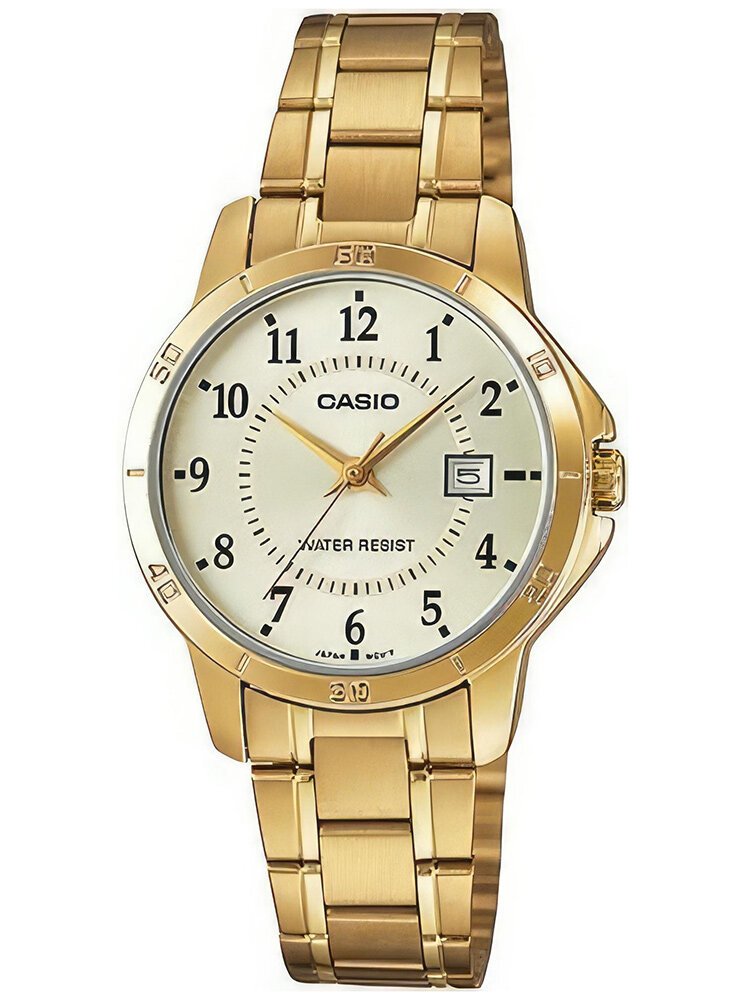 CASIO LTP-V004G-9B MOTERŲ LAIKRODIS (zd568c) + DĖŽUTĖ