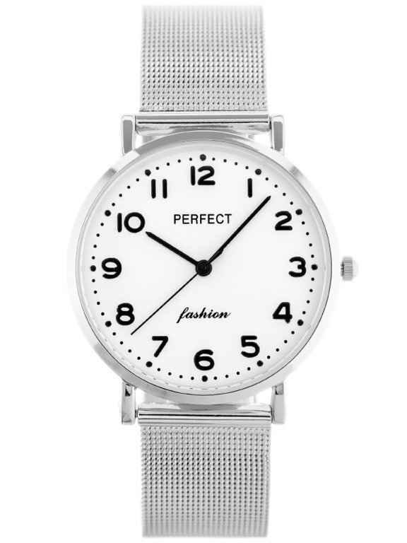 Moteriškas laikrodis Perfect F332-01 – sidabro spalvos ciferblatas