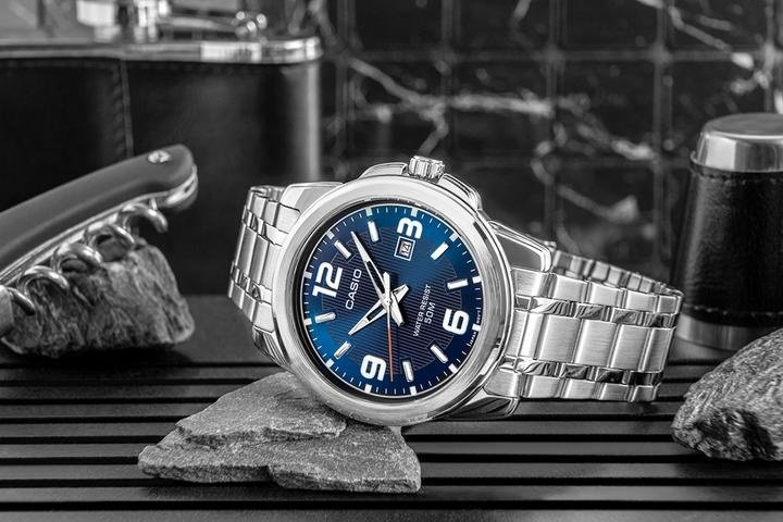 CASIO VYRIŠKAS LAIKRODIS MTP-1314D-2AV (zd024a) + DĖŽUTĖ - Image 9
