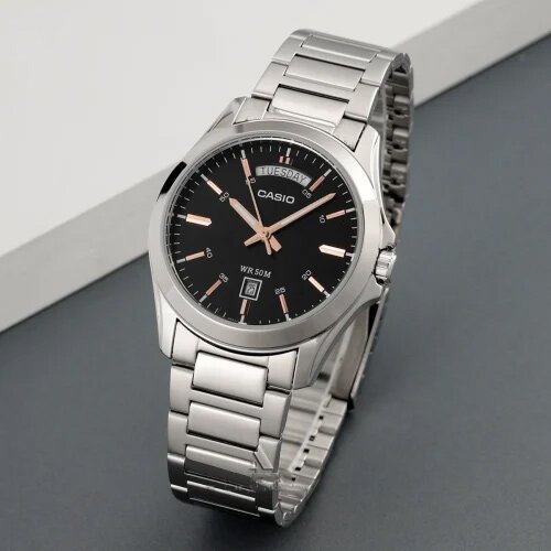 VYRIŠKI LAIKRODIS CASIO MTP-1370D-1A2V (zd025a) + DĖŽUTĖ - Image 9