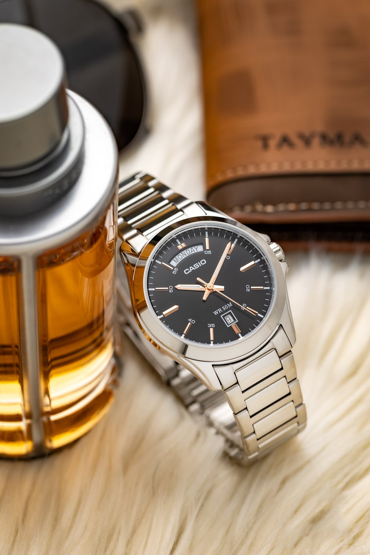 VYRIŠKI LAIKRODIS CASIO MTP-1370D-1A2V (zd025a) + DĖŽUTĖ - Image 8