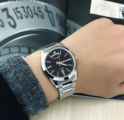 VYRIŠKI LAIKRODIS CASIO MTP-1370D-1A2V (zd025a) + DĖŽUTĖ - Image 5
