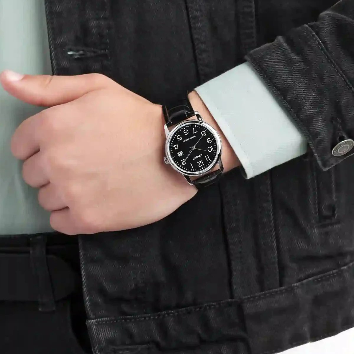 CASIO VYRIŠKAS LAIKRODIS MTP-V002L-1BUDF (zd106c) + DĖŽUTĖ - Image 5