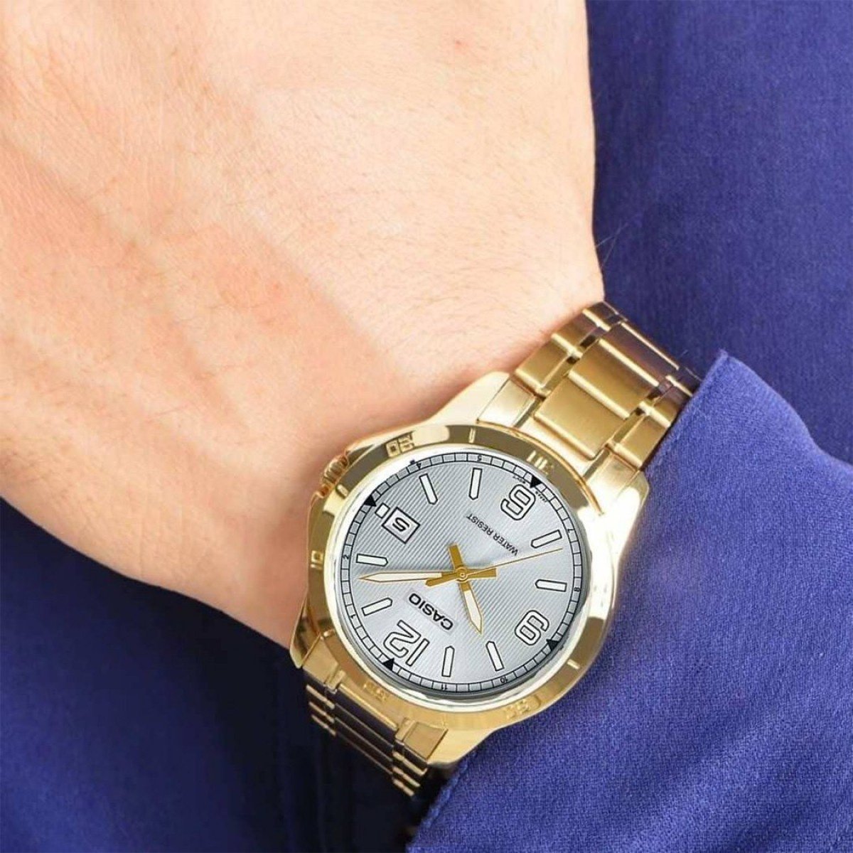 CASIO VYRIŠKAS LAIKRODIS MTP-V004G-7B2 (zd047e) + DĖŽUTĖ - Image 9