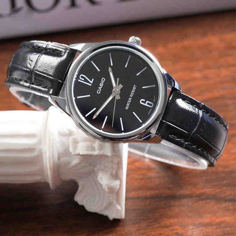 CASIO LTP-V005L 1B MOTERŲ LAIKRODIS (zd582b) + DĖŽUTĖ - Image 6