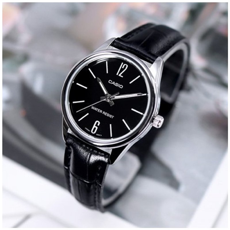 CASIO LTP-V005L 1B MOTERŲ LAIKRODIS (zd582b) + DĖŽUTĖ - Image 8