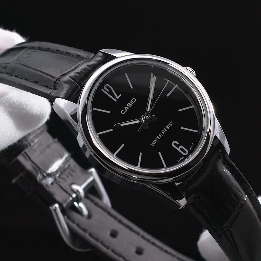 CASIO LTP-V005L 1B MOTERŲ LAIKRODIS (zd582b) + DĖŽUTĖ - Image 9