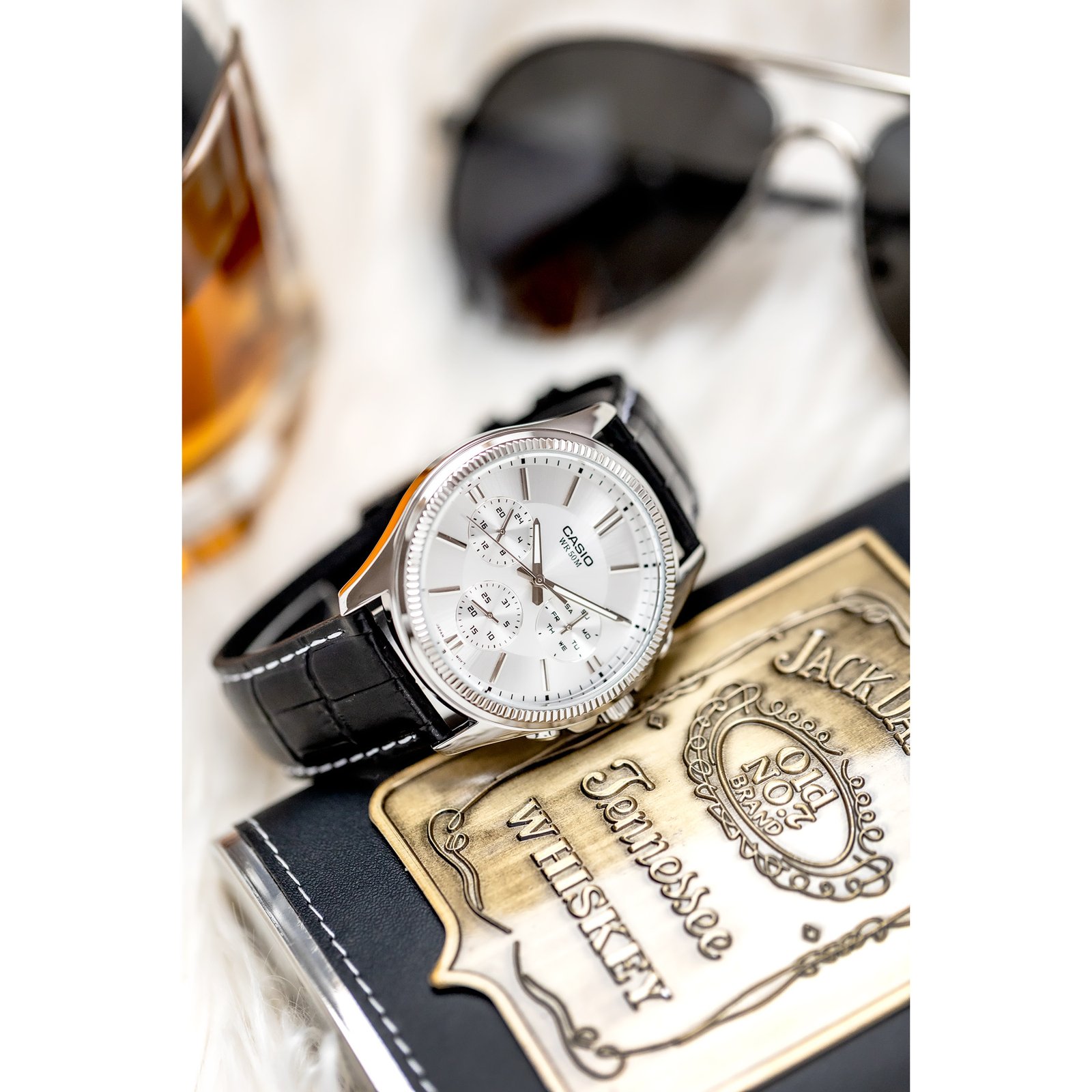 CASIO VYRIŠKAS LAIKRODIS MTP-1375L-7AVDF (zd115a) + DĖŽUTĖ - Image 5