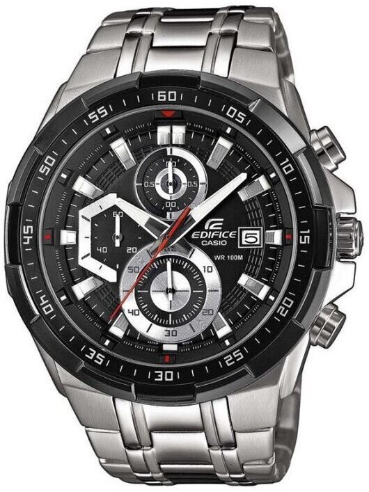 CASIO EDIFICE VYRIŠKAS LAIKRODIS EFR-539D-1A – 10 ATM (zd114a) + DĖŽUTĖ