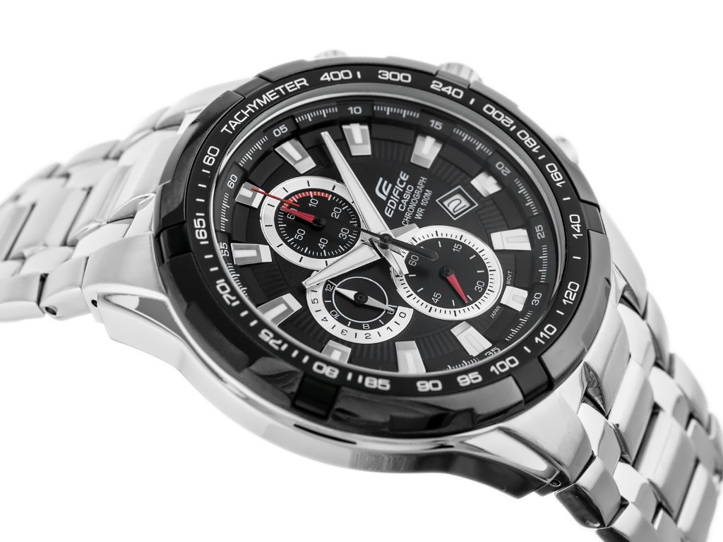 CASIO EDIFICE VYRIŠKAS LAIKRODIS EFR-539D-1A – 10 ATM (zd114a) + DĖŽUTĖ - Image 3