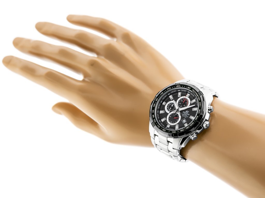 CASIO EDIFICE VYRIŠKAS LAIKRODIS EFR-539D-1A – 10 ATM (zd114a) + DĖŽUTĖ - Image 5