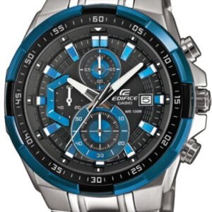 VYRIŠKI LAIKRODIS CASIO EDIFICE EFR-539D-1A2 - 10ATM (zd114b) + DĖŽUTĖ