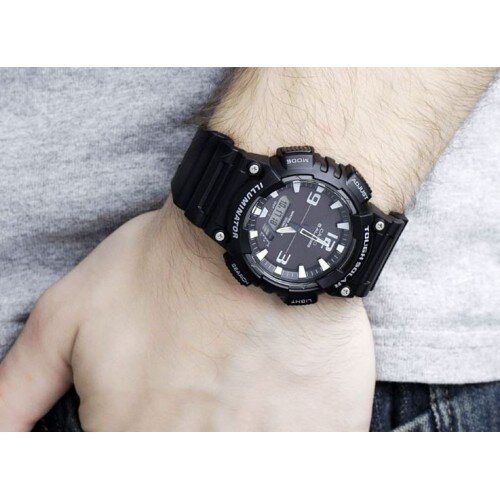 CASIO VYRIŠKAS LAIKRODIS AQ-S810W-1AV (zd044h) – SAULĖS ENERGIJA + DĖŽUTĖ - Image 5