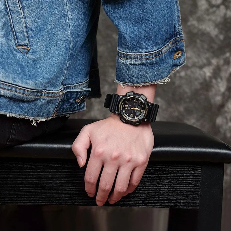 VYRIŠKI LAIKRODIS CASIO AQ-S810W-1A3V (zd044i) – SAULĖS ENERGIJA + DĖŽUTĖ - Image 7