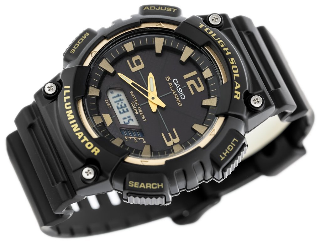 VYRIŠKI LAIKRODIS CASIO AQ-S810W-1A3V (zd044i) – SAULĖS ENERGIJA + DĖŽUTĖ - Image 2