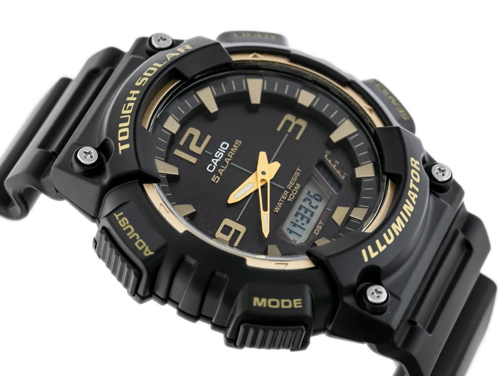 VYRIŠKI LAIKRODIS CASIO AQ-S810W-1A3V (zd044i) – SAULĖS ENERGIJA + DĖŽUTĖ - Image 3