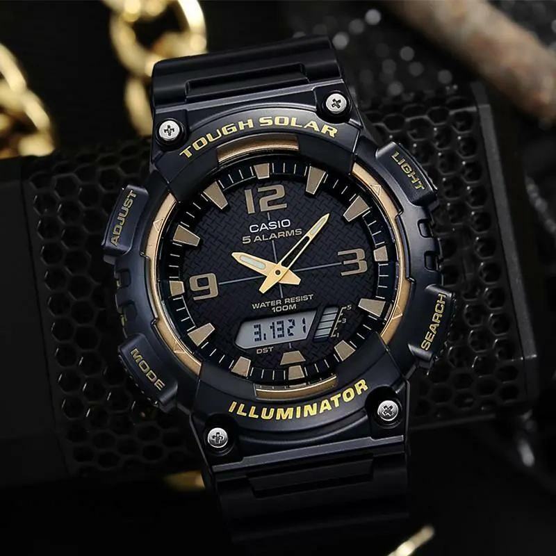 VYRIŠKI LAIKRODIS CASIO AQ-S810W-1A3V (zd044i) – SAULĖS ENERGIJA + DĖŽUTĖ - Image 8