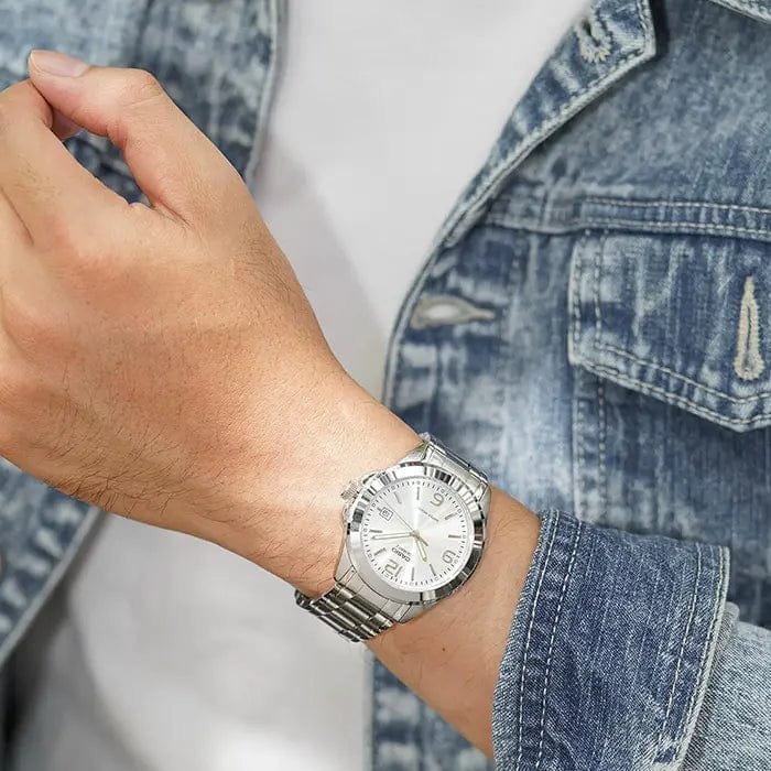 VYRIŠKAS LAIKRODIS CASIO MTP-1215A-7ADF (zd118a) + DĖŽUTĖ - Image 8