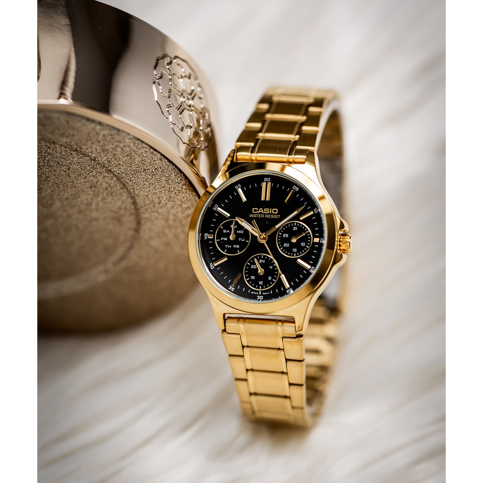 CASIO LTP-V300G-1AUDF MOTERŲ LAIKRODIS (zd566e) + DĖŽUTĖ - Image 5