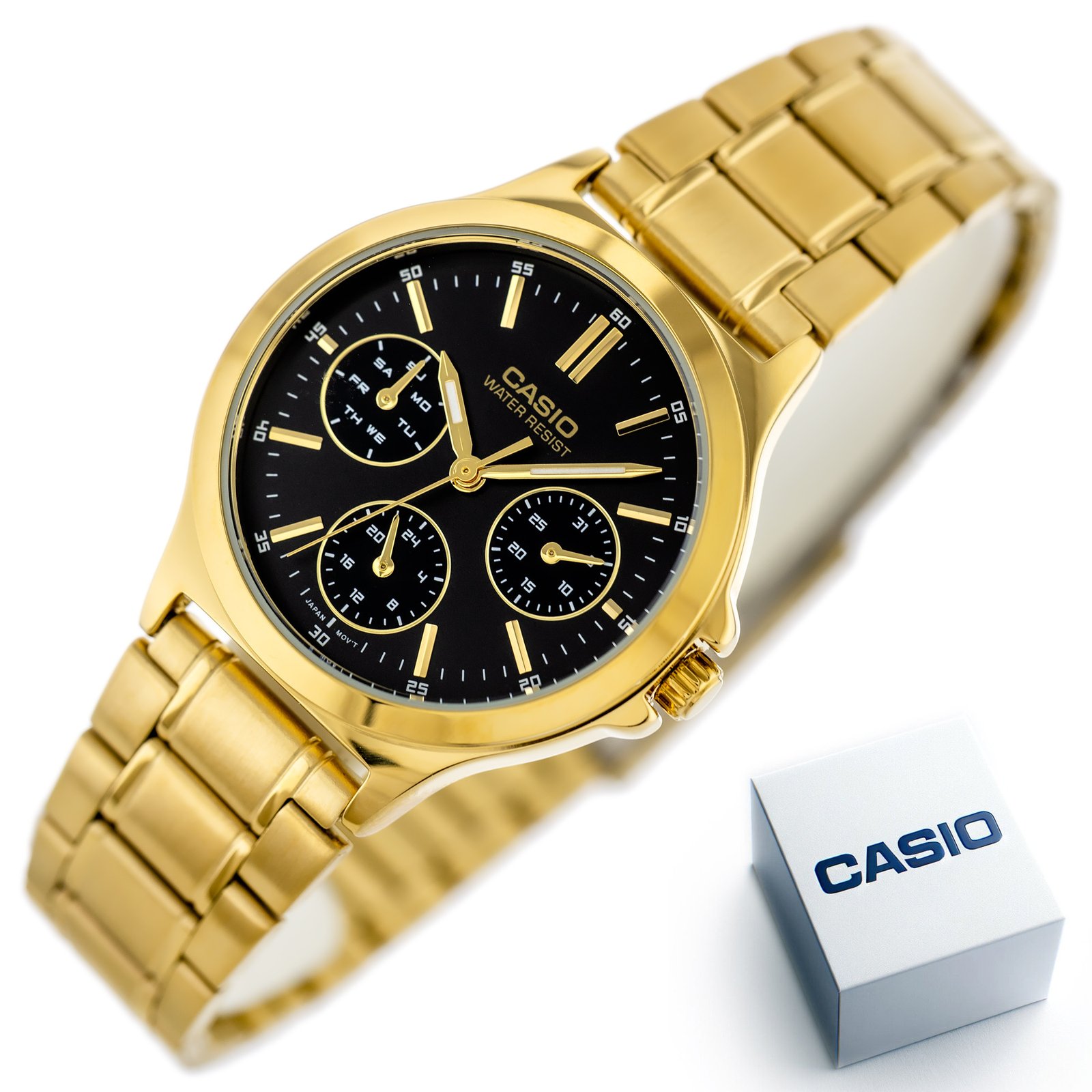 CASIO LTP-V300G-1AUDF MOTERŲ LAIKRODIS (zd566e) + DĖŽUTĖ - Image 8