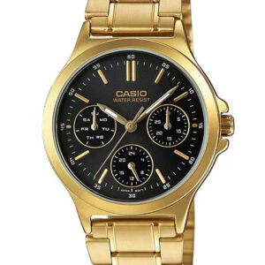 CASIO LTP-V300G-1AUDF MOTERŲ LAIKRODIS (zd566e) + DĖŽUTĖ