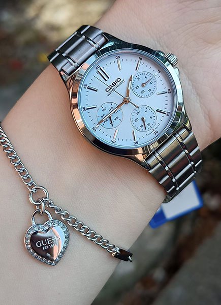 CASIO LTP-V300D-2AUDF MOTERŲ LAIKRODIS (zd566f) + DĖŽUTĖ - Image 11