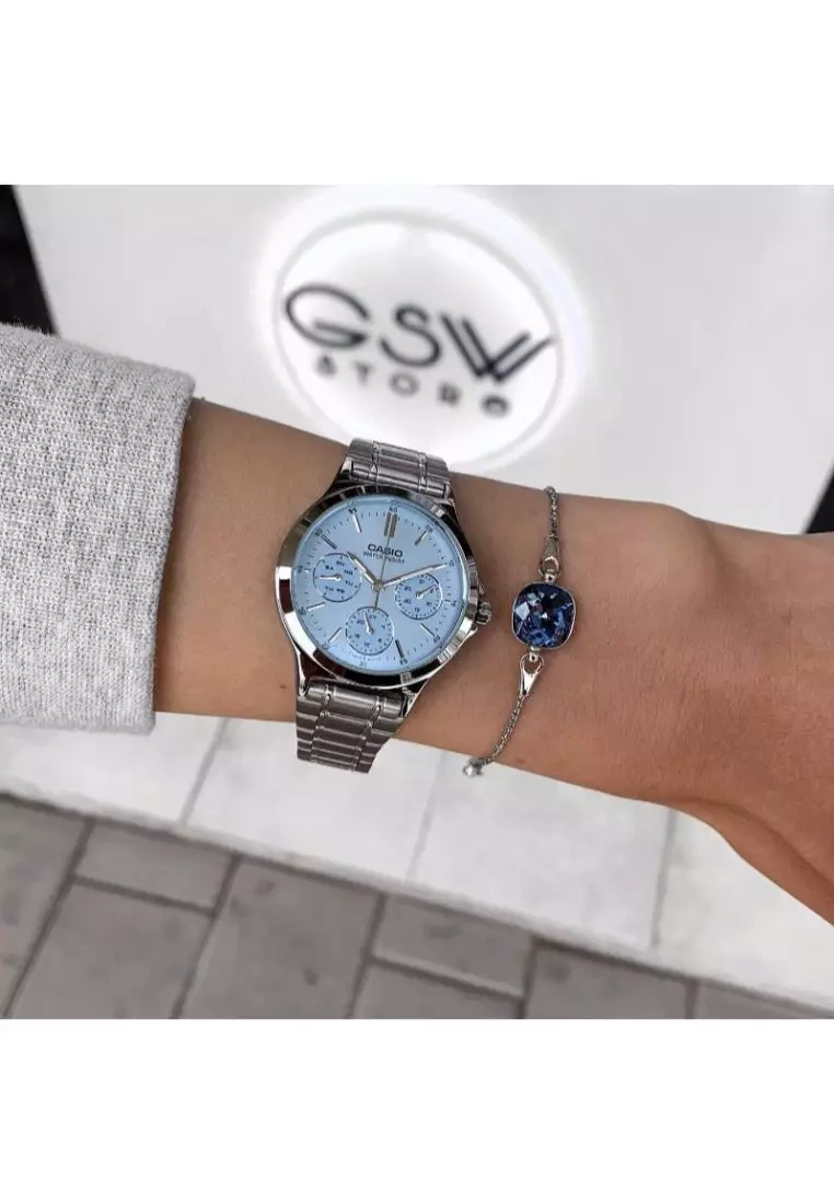 CASIO LTP-V300D-2AUDF MOTERŲ LAIKRODIS (zd566f) + DĖŽUTĖ - Image 12