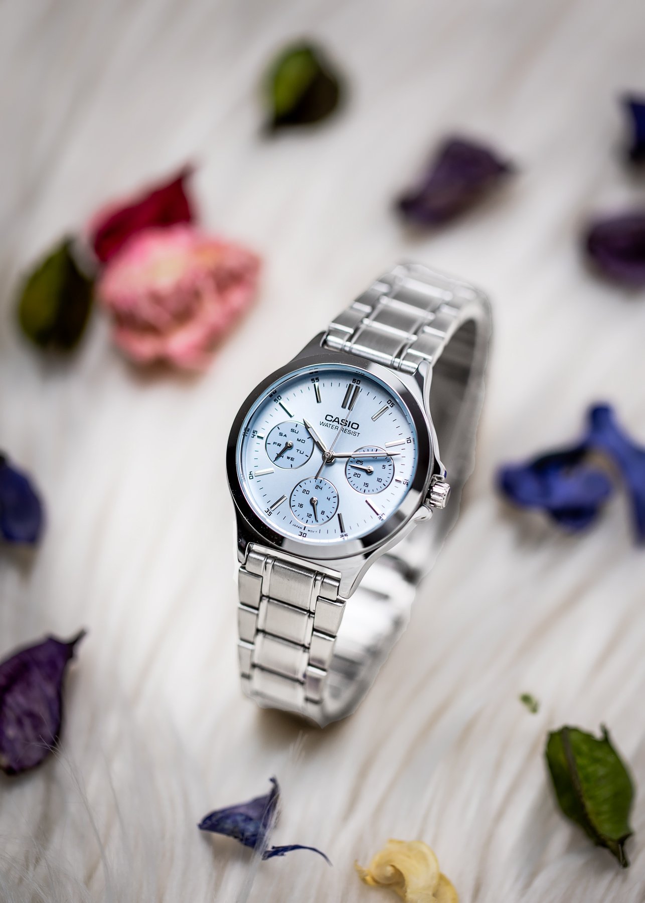 CASIO LTP-V300D-2AUDF MOTERŲ LAIKRODIS (zd566f) + DĖŽUTĖ - Image 7