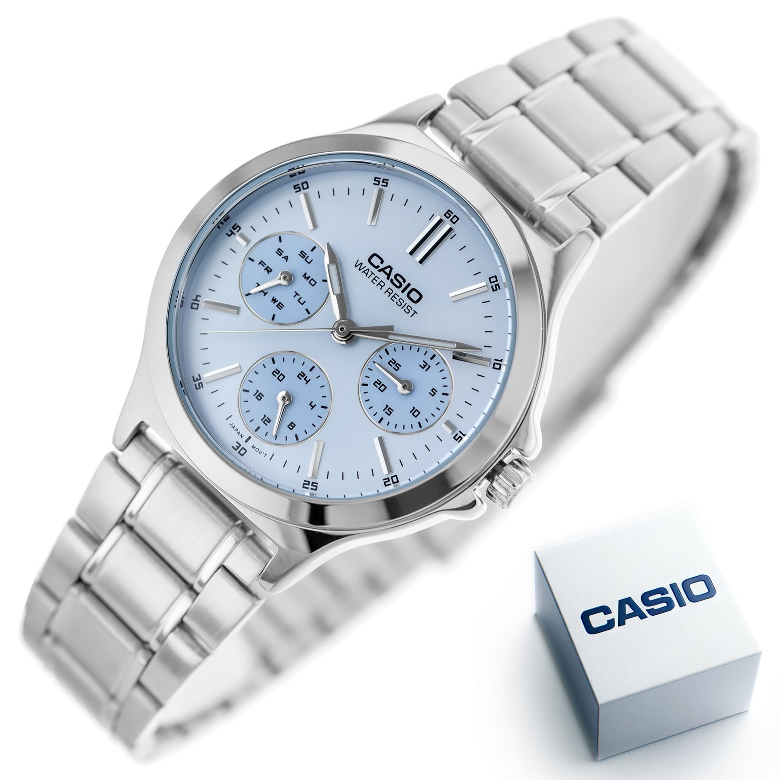 CASIO LTP-V300D-2AUDF MOTERŲ LAIKRODIS (zd566f) + DĖŽUTĖ - Image 14