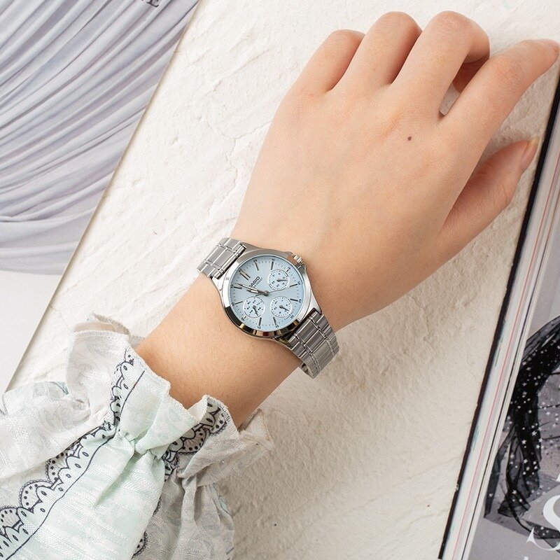 CASIO LTP-V300D-2AUDF MOTERŲ LAIKRODIS (zd566f) + DĖŽUTĖ - Image 8