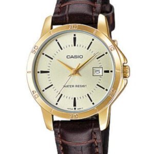 CASIO LTP-V004GL-9A MOTERŲ LAIKRODIS (zd569d) + DĖŽUTĖ