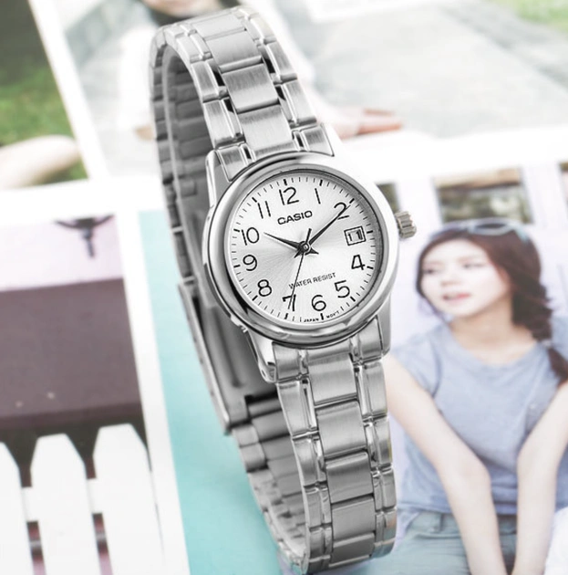 CASIO LTP-V002D-7BUDF MOTERŲ LAIKRODIS (zd587a) + DĖŽUTĖ - Image 7