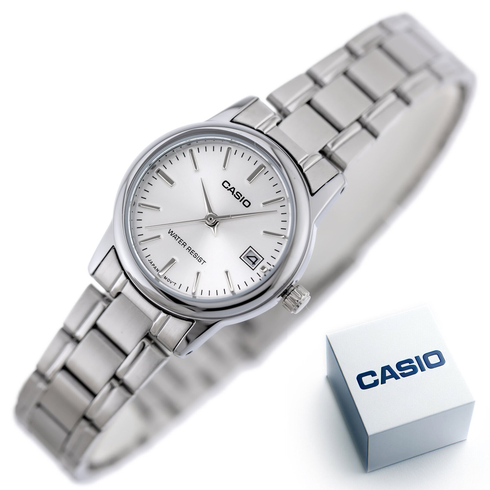 ZEGAREK DAMSKI CASIO LTP-V002D-7AUDF (zd587d) + DĖŽUTĖ - Image 9